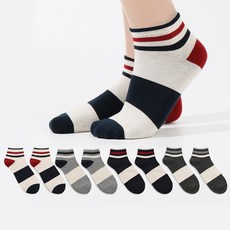 SOCKSHOP 男款3色踝襪 8雙