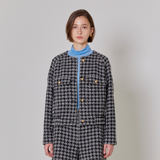 JILLBY JILLSTUART Hound Tooth Blouson