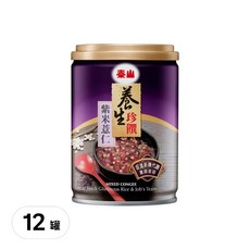 泰山 養生珍饌 紫米薏仁粥, 255g, 小罐裝, 無防腐劑, 12罐