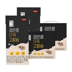 한미 완전두유 검은콩 17곡 고칼슘, 190ml, 40개