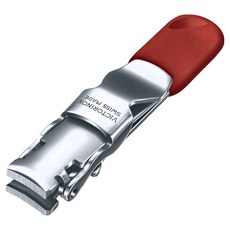 VICTORINOX 瑞士維氏 59mm瑞士製造輕便不鏽鋼翻轉型指甲剪 含吊飾孔, 8.2050.B1, 1個