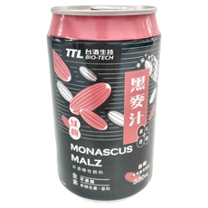 TTL BIO-TECH 台酒生技 紅麴黑麥汁, 330ml, 24罐