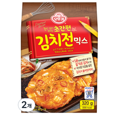 오뚜기 초간편 김치전 믹스, 320g, 2개