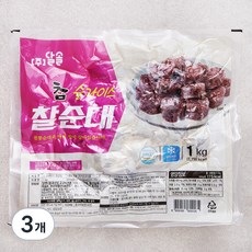 달솔 참 슬라이스 찰순대, 1kg, 3개