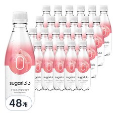 슈가로로 스파클링 복숭아, 350ml, 48개