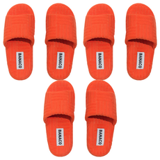 바나코 비비드 테리 룸 슬리퍼, 04 Orange, 3세트 04 Orange, 3세트