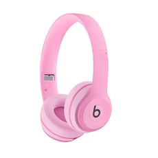 Apple Beats Solo 4 온이어 무선 헤드폰, 브라이트 핑크