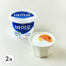 매일바이오 무가당 플레인, 450g, 2개