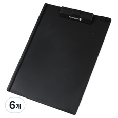 모닝글로리 클립보드 A4, 6개, 블랙 6개, 블랙