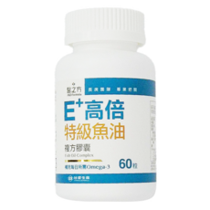 台塑生醫 MD Formula 醫之方 E+高倍特級魚油複方膠囊 60粒, 753mg, 60顆, 1瓶