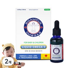Food Care兒童用Cle Omega-3液態DHA+EPA, 2個, 30ml