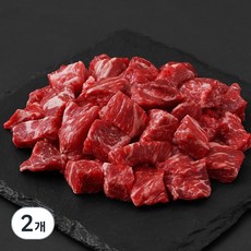 동원 금천한우 정육 1등급 국거리용 (냉장), 300g, 2개