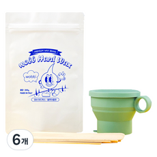 와브 셀프 왁싱 올인원 키트 블루아줄렌, 200g, 6개