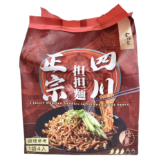 金博家 正宗四川担担麵, 4入, 580g, 1袋