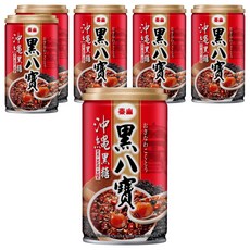 泰山 黑八寶, 沖繩黑糖, 黑糯米黑芝麻黑豆, 340g, 6罐
