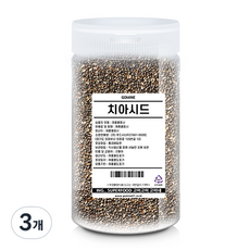 고미네 치아시드 용기, 550g, 3개