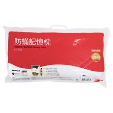 3M 防螨記憶枕 舒柔型, 1個