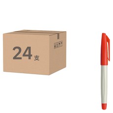 SIMBALION 雄獅 簽字筆 No.88 1.0mm, 紅色, 24支