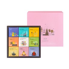 쌍계명차 월드티 컬렉션 선물세트 + 쇼핑백, 9종, 1세트