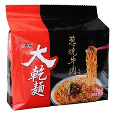 維力 大乾麵 蔥燒牛肉 95g, 5包