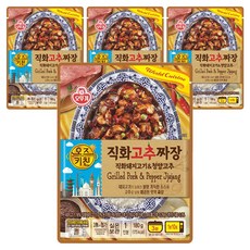 오즈키친 오뚜기 직화고추짜장, 4개, 180g