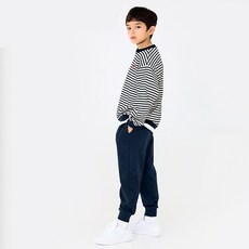 유니프랜드 남아용 미니베어 스트라이프 미니쭈리 9부 루즈핏 상하의 세트 니프랜드 남아용 미니베어 스트라이프 미니쭈리 9부 루즈핏 상하의 세트