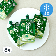 롯데웰푸드 설레임 말차 (냉동), 8개, 1개입, 160ml