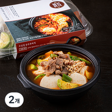 바른식 바른한식 우삼겹 순두부찌개, 710g, 2개