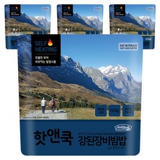 Easy bab Hot&Cook辣味大醬拌飯, 120g, 4個