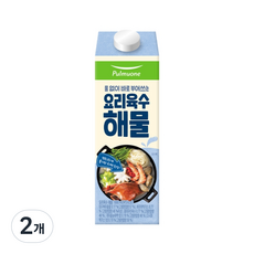 풀무원 요리육수 해물, 1000ml, 2개