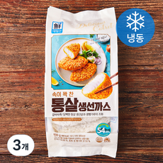 대림선 사조대림 속이 꽉 찬 통살생선까스 (냉동), 600g, 3개
