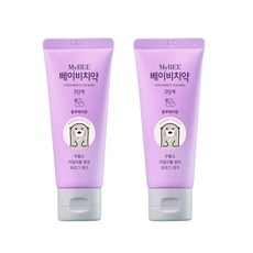 마이비 베이비치약 2단계 블루베리향, 50g, 2개