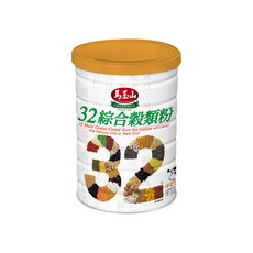 馬玉山 32綜合穀類粉, 富含膳食纖維, 高鐵高鈣, 營養豐富, 奶素食, 450g, 1罐