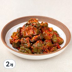 초록들 매실오이지 양념무침, 300g, 2개