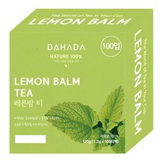 다하다 레몬밤 티백, 1.2g, 100개입, 1개 120g, 100개입, 1개