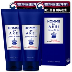 아케이 옴므 슈퍼올인원 여드름완화 폼클렌징, 160ml, 2개