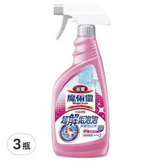 Kao 花王 Magiclean 魔術靈 浴室清潔劑 噴槍瓶, 超解垢泡泡 優雅玫瑰香, 500ml, 3瓶