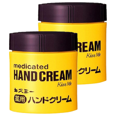 KISSME 奇士美 藥用護手霜，富含維他命E，滋潤保濕，預防乾燥粗糙, 75g, 2罐