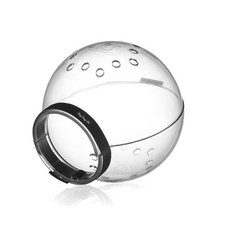 DING DONG PET 太空帽造型寵物專用防咬頭盔, 透明, 1組