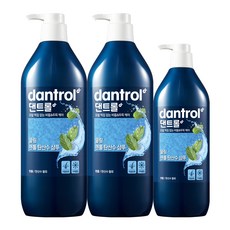 댄트롤 멘톨 쿨링 샴푸 820ml x 2p + 530ml, 1세트