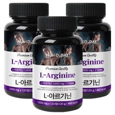 Nutri D-DAY 左旋精胺酸錠, 120顆, 3罐