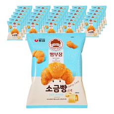 NONGSHIM 農心 麵包部長鹽味奶油牛角麵包造型餅乾, 55g, 32包