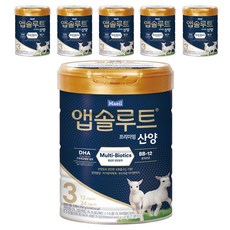 앱솔루트 프리미엄 산양분유 3단계, 750g, 6개