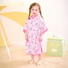 mollimelli 女童款Mico Characters Summer Love沙灘浴袍