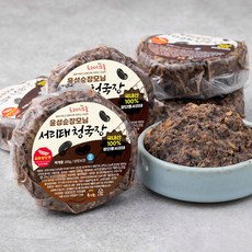 프레시오늘 신선냉장 국내산 100% 장단콩 냄새 약하고 영양가득 진하고 고소한 서리태청국장, 160g, 5개