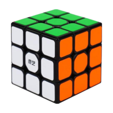 QYTOYS 奇藝 魔方格三階比賽專用魔術方塊筒, 大圓角設計, 黑邊版, 1個