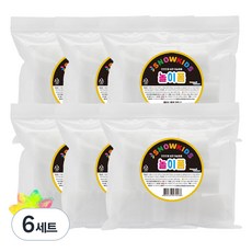 SNOWKIDS 幼兒用美術遊戲用玩具泡沫 花朵泡沫 小 6個, 6組, 花形