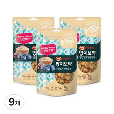 밥이보약 하림펫푸드 밥이보약 강아지 건강쿠키 면역쑥쑥 120g, 귀리(면역쑥쑥), 9개