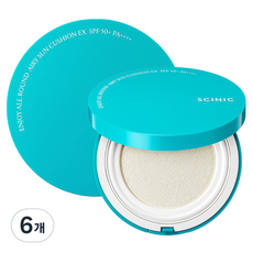 싸이닉 엔조이 올라운드 에어리 선쿠션 EX SPF50+ PA++++, 25g, 6개