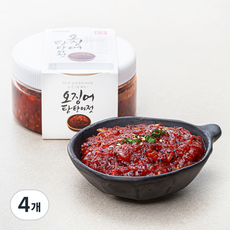 반찬단지 오징어 탕탕이젓, 200g, 4개